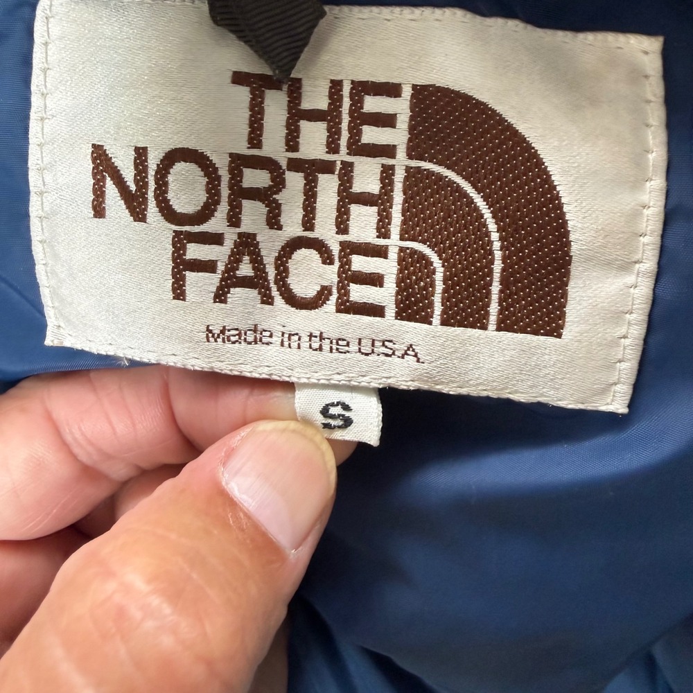 The North Face Puffer Jacket Mens S Brown Vintage No Hood Goose Down USA Made - Picture 3 of 16